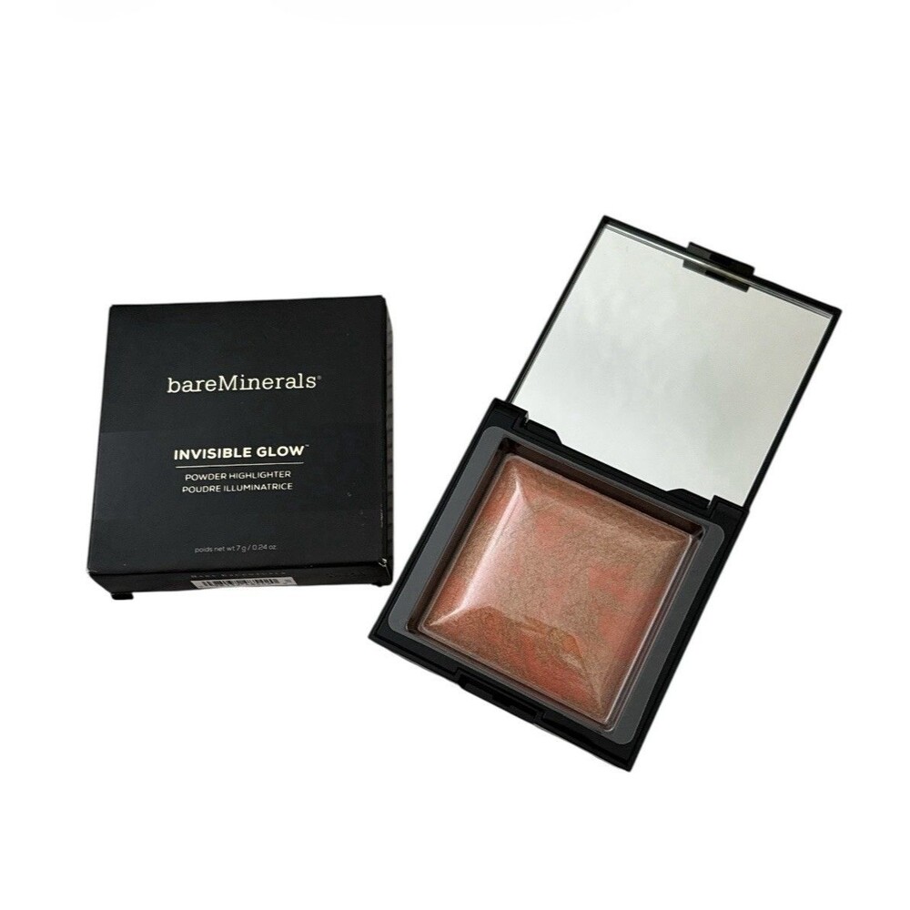 bareMinerals Invisible Glow Dark To Deep Powder Highlighter 0.24oz New